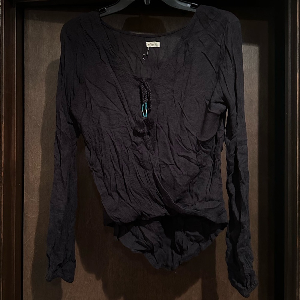 Black Blouse from Hollister